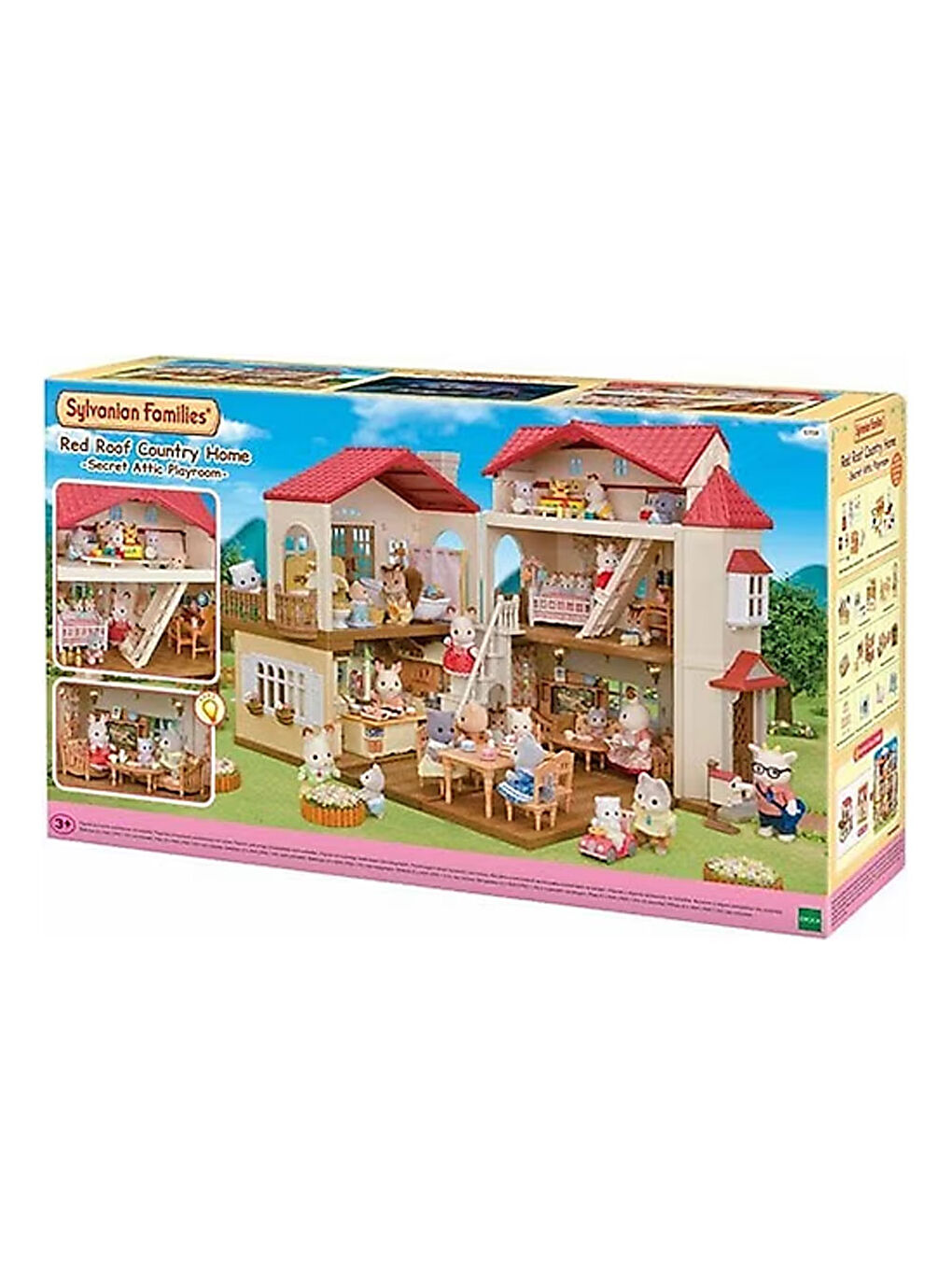 Sylvanian Families Renksiz Oyun Odalı Işıklı Şehir Evi 5708