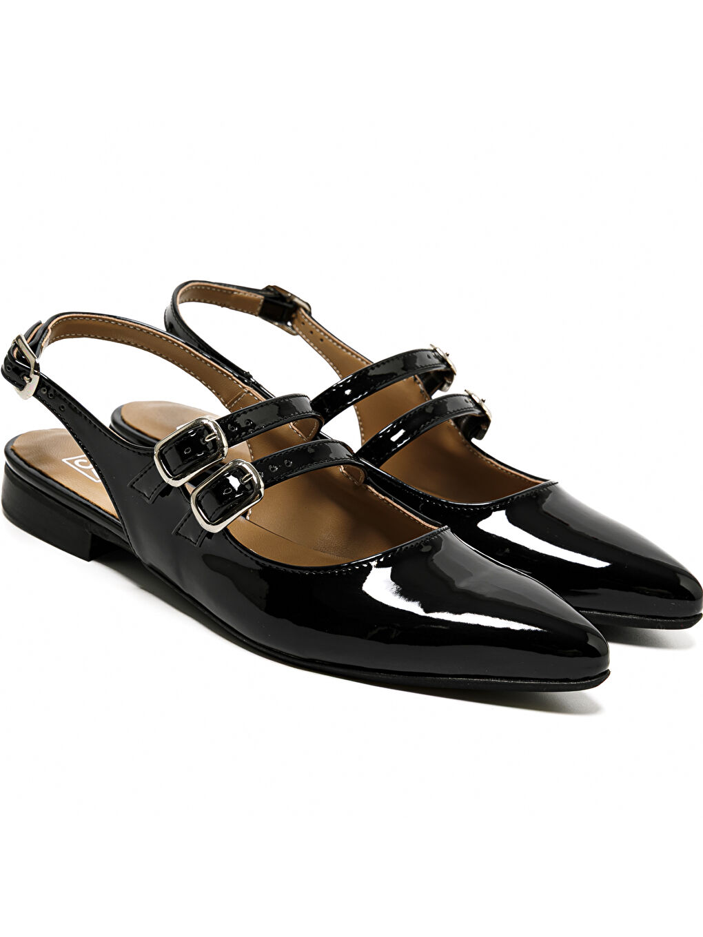 Siyah Kadın Sandalet 3L5658CO 5658CO VERNICE Nero-2