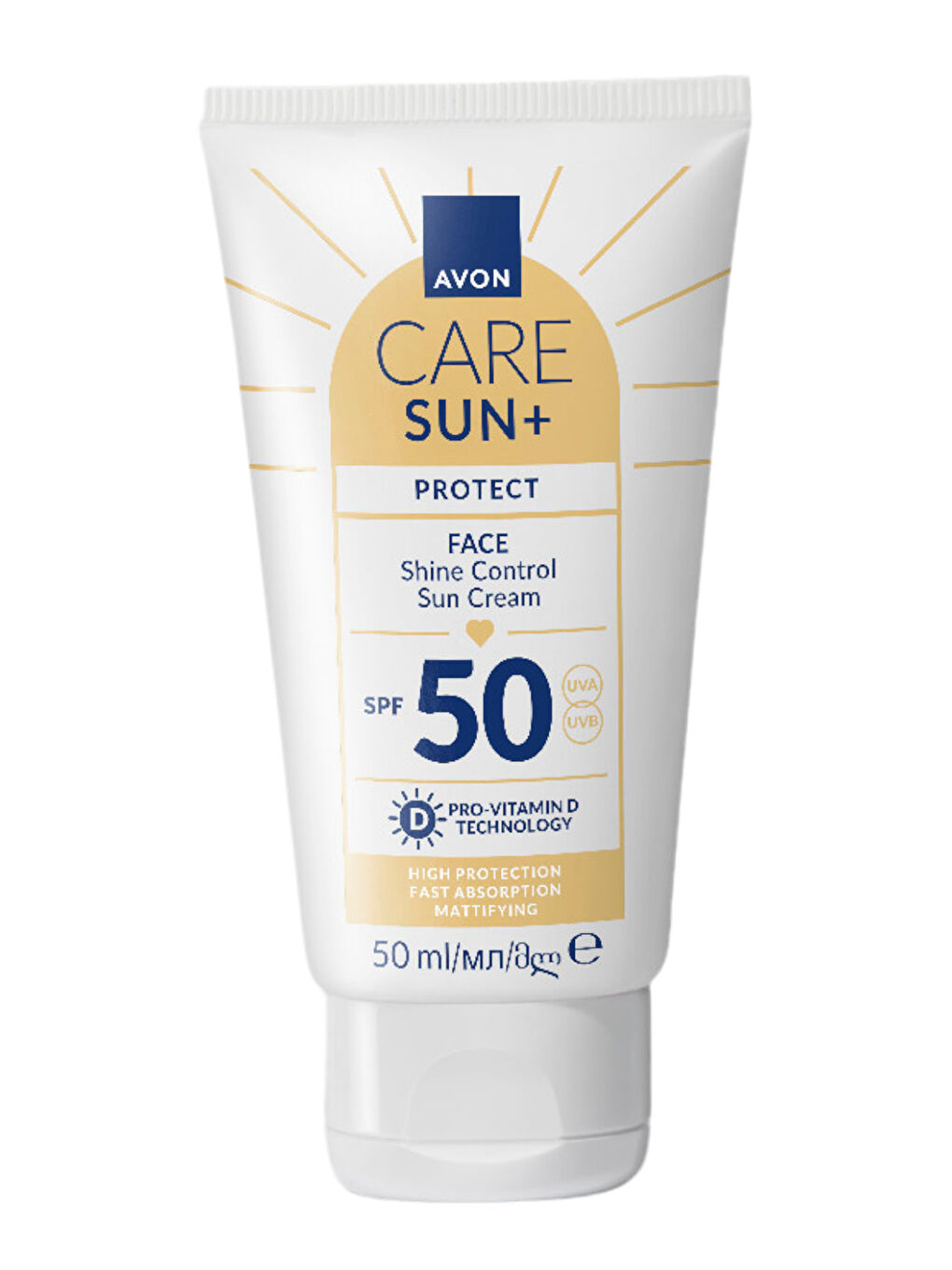 SUN+ PROTECT Yüz İçin Parlaklık Kontrolü Güneş Kremi SPF50 50 Ml.