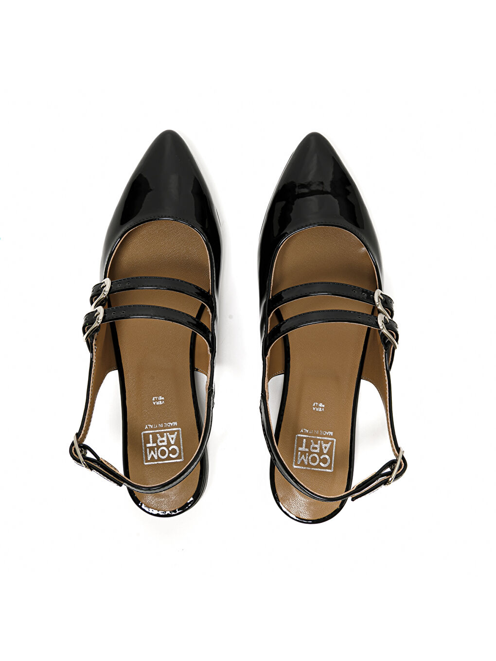 Siyah Kadın Sandalet 3L5658CO 5658CO VERNICE Nero-6