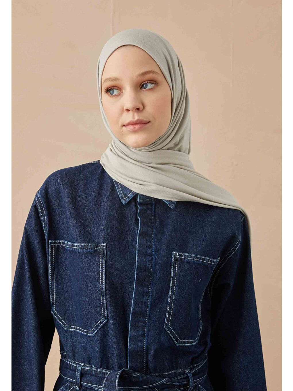 Bej Penye Şal Taş-1