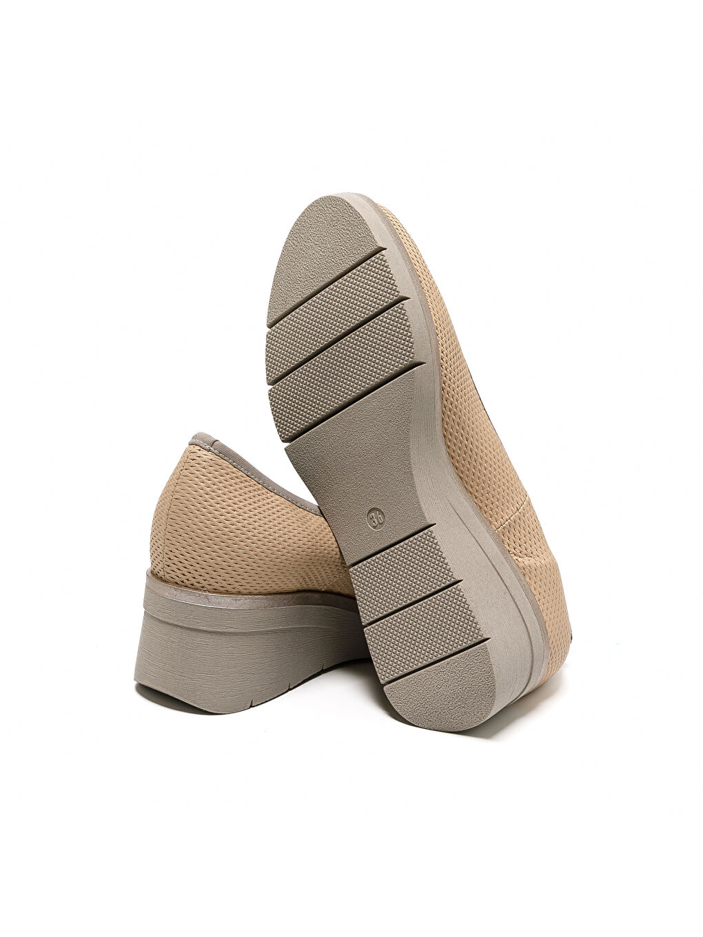 Bej Kadın Klasik Ayakkabı 3B5175DP 5175 NAPPA P.SOFIA+PIASTRA Petalo-4