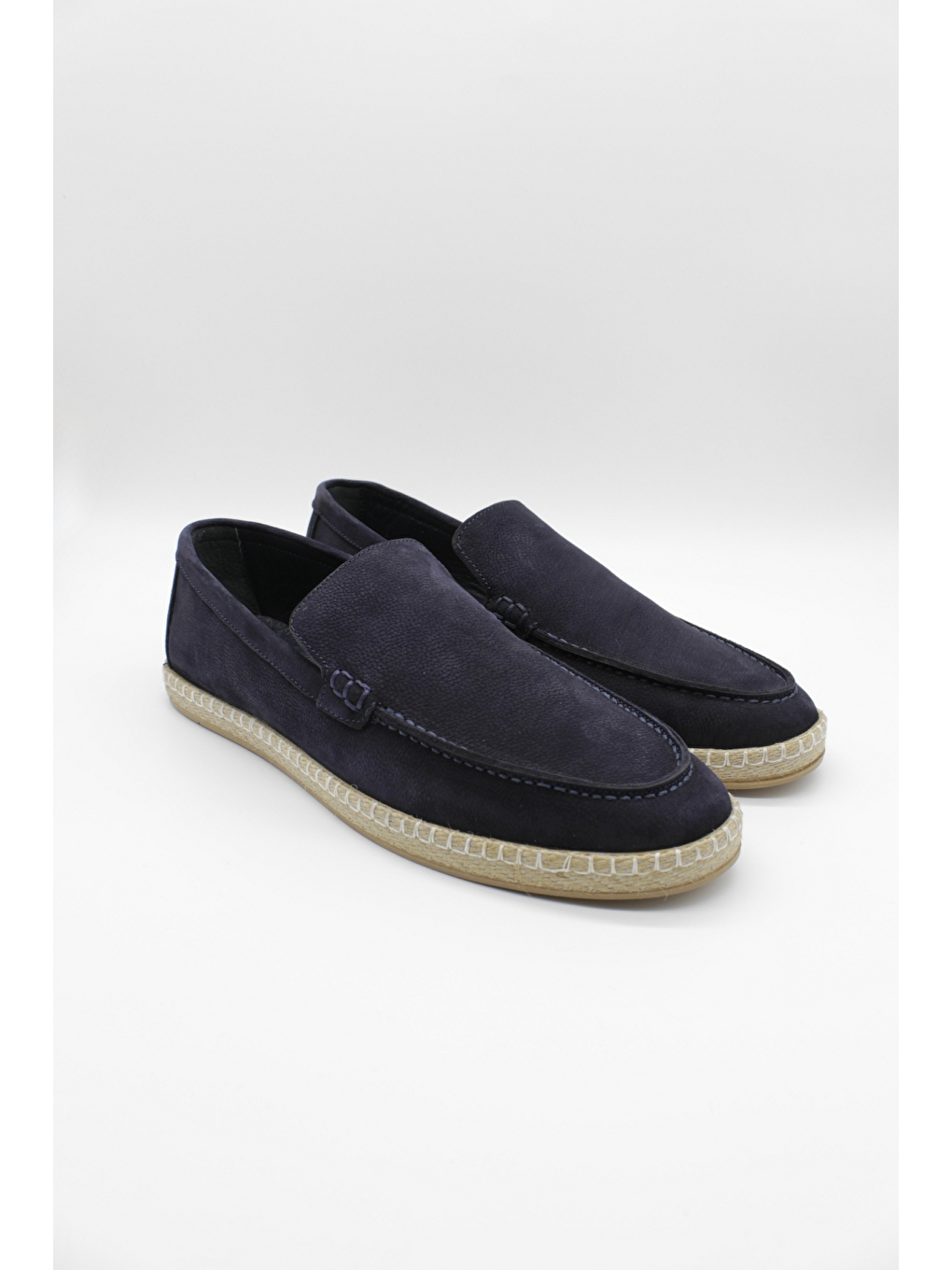 Lacivert %100 Deri Bağcıklı Classic Ayakkabı 1033250163-2