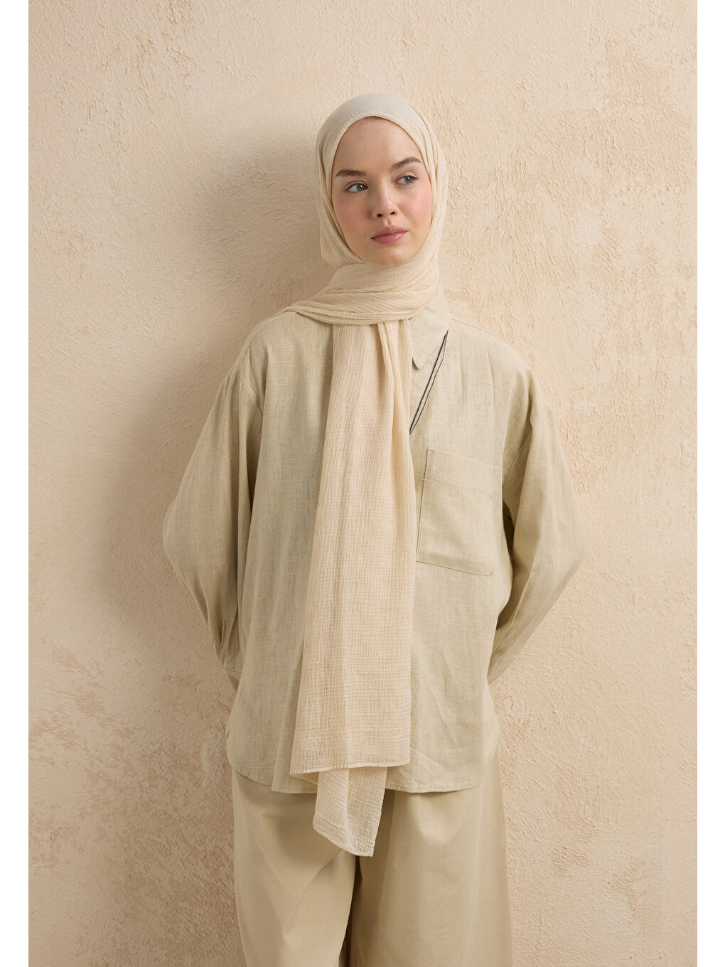 Sarı Modal Damalı Şal Işığı