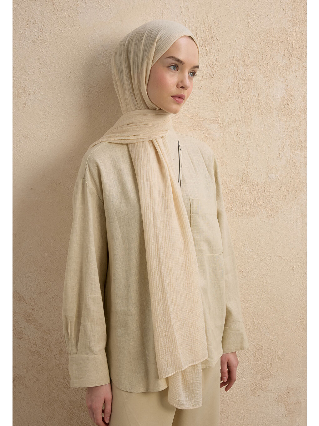 Sarı Modal Damalı Şal Işığı-1