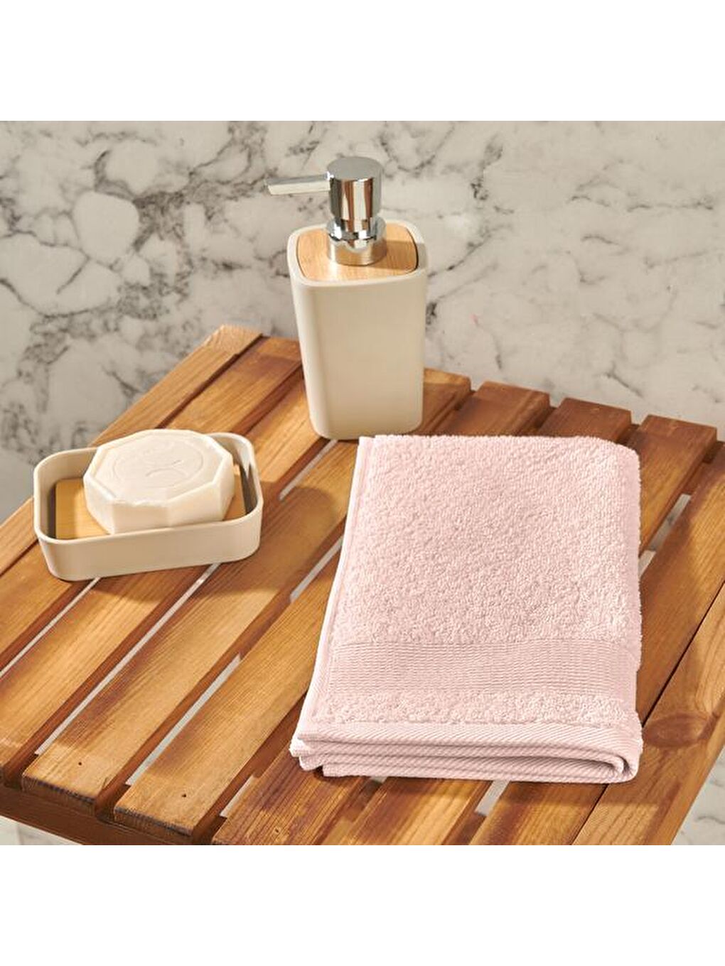 Pembe El Havlusu 30x50 cm Pudra