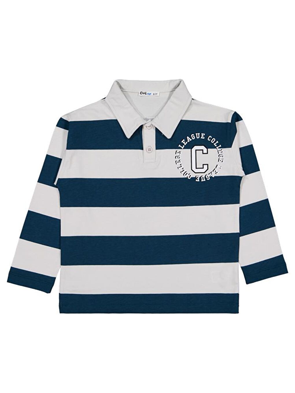 Gri Boys Lımıted Baskılı Çizgi Emp. 10-13 Yaş Sweatshirt