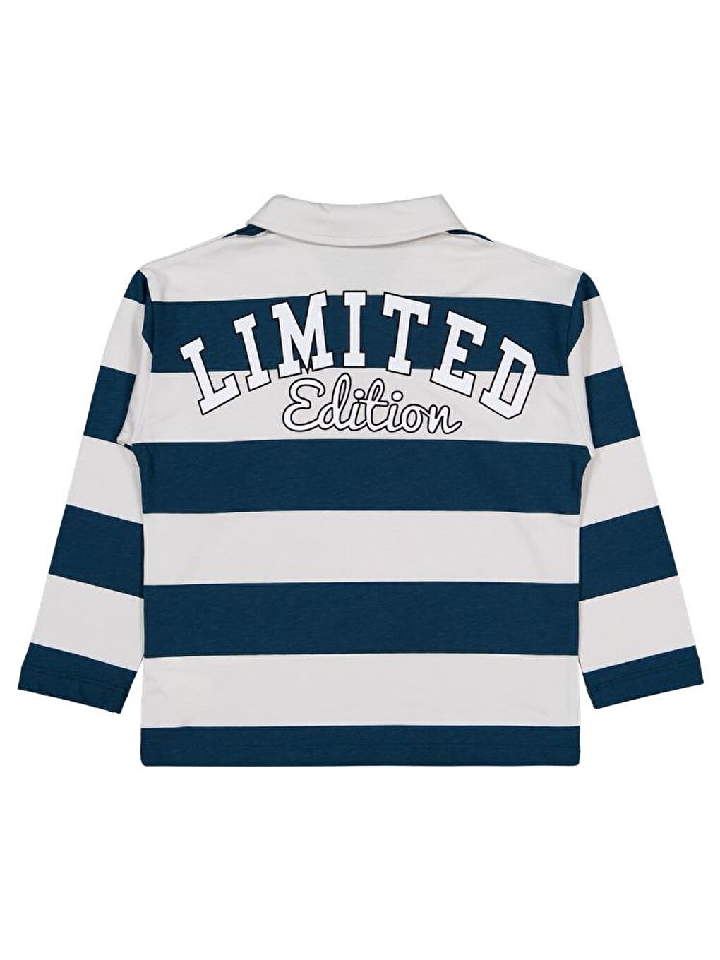 Gri Boys Lımıted Baskılı Çizgi Emp. 10-13 Yaş Sweatshirt-1