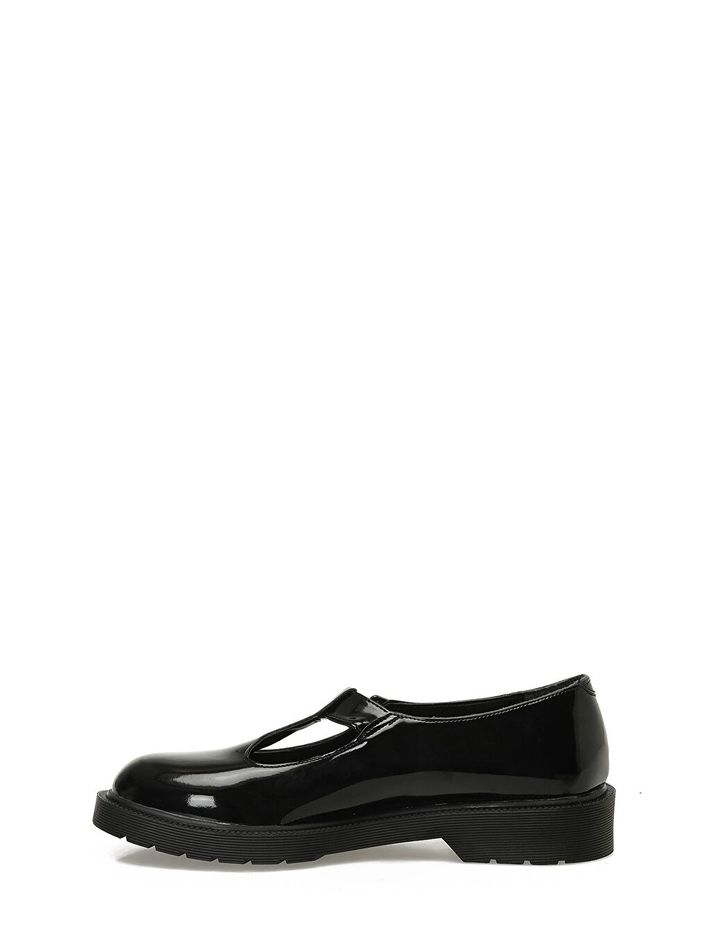 25K-2105 5PR Siyah Kadın Oxford Ayakkabı-2