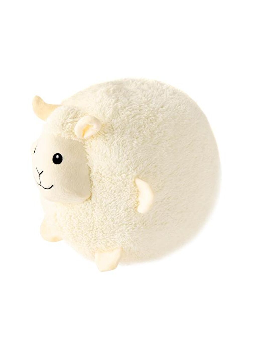 Soft Kuzu Figürlü Yastık - Beyaz - 30x25 cm-1