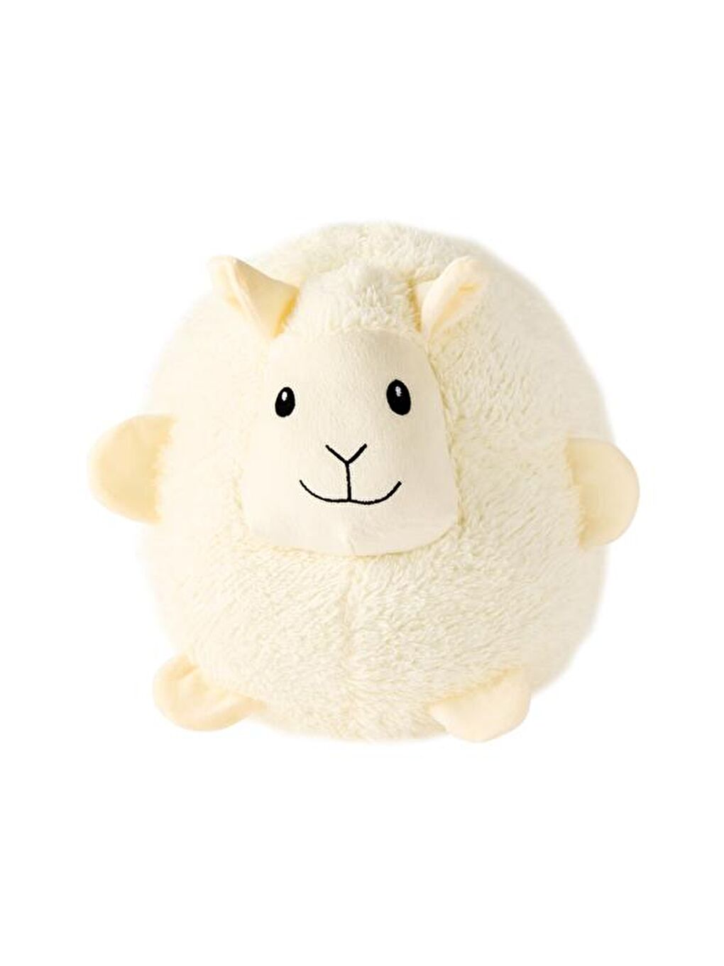 Soft Kuzu Figürlü Yastık - Beyaz - 30x25 cm-2