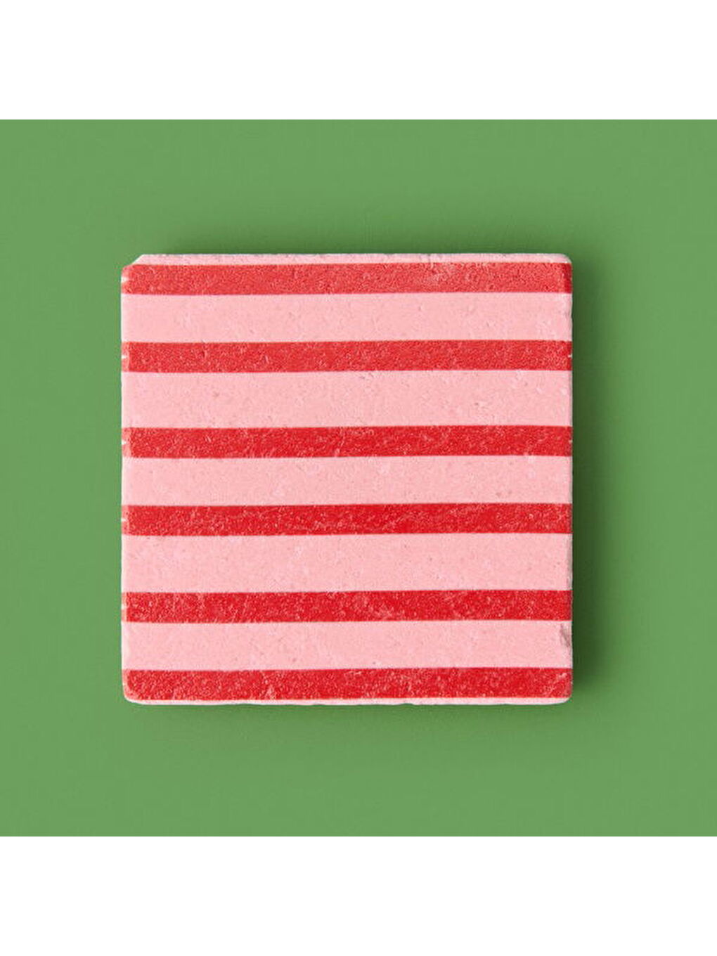 Karışık Kitchen Çizgili Bardak Altlığı - Renkli - 10 cm