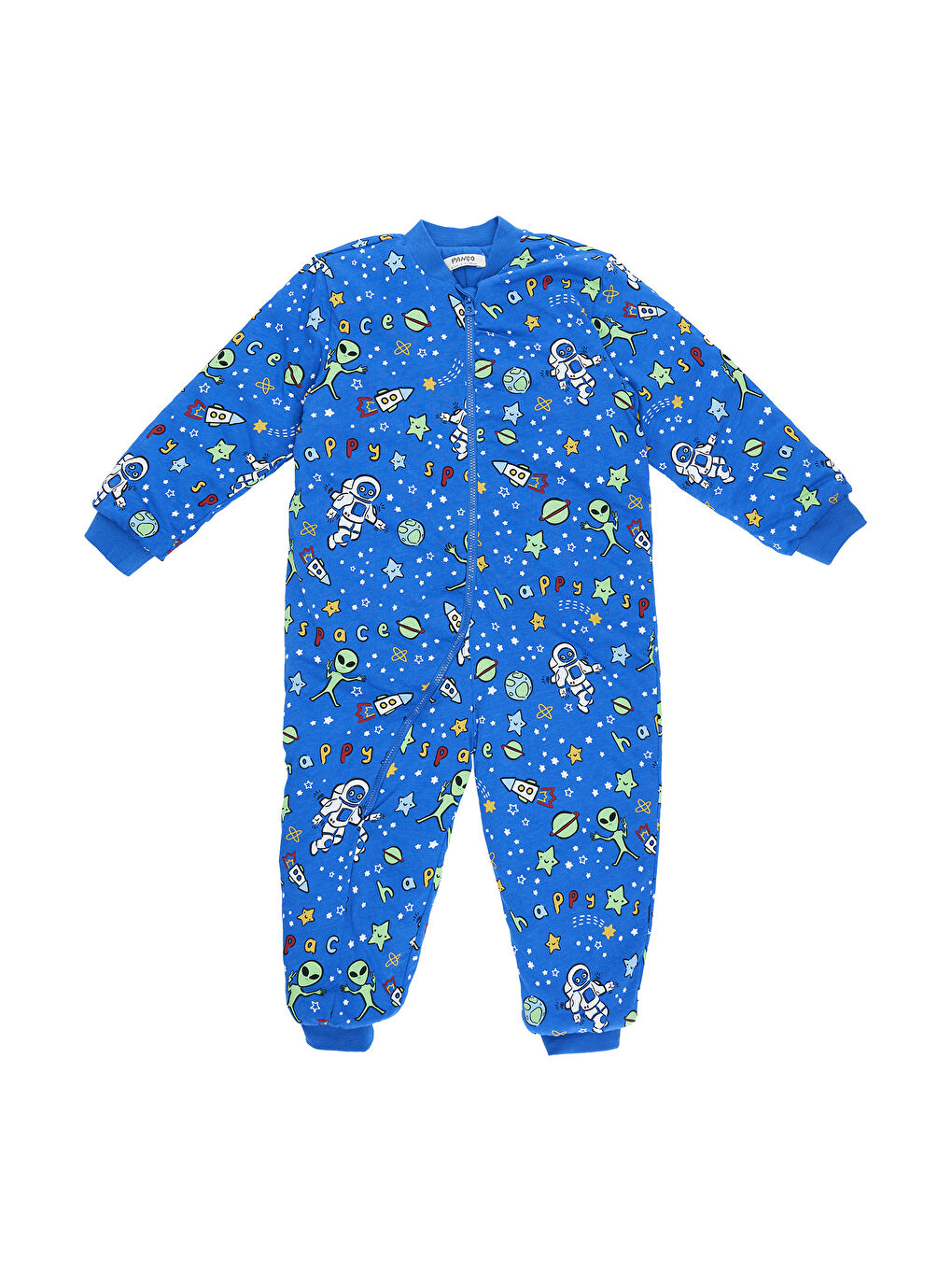 Lacivert Erkek Çocuk Desenli Uyku Tulumu