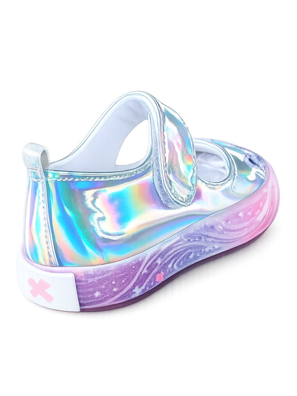 Gri Dream Hologram Kız Çocuk Babet Sneaker-3