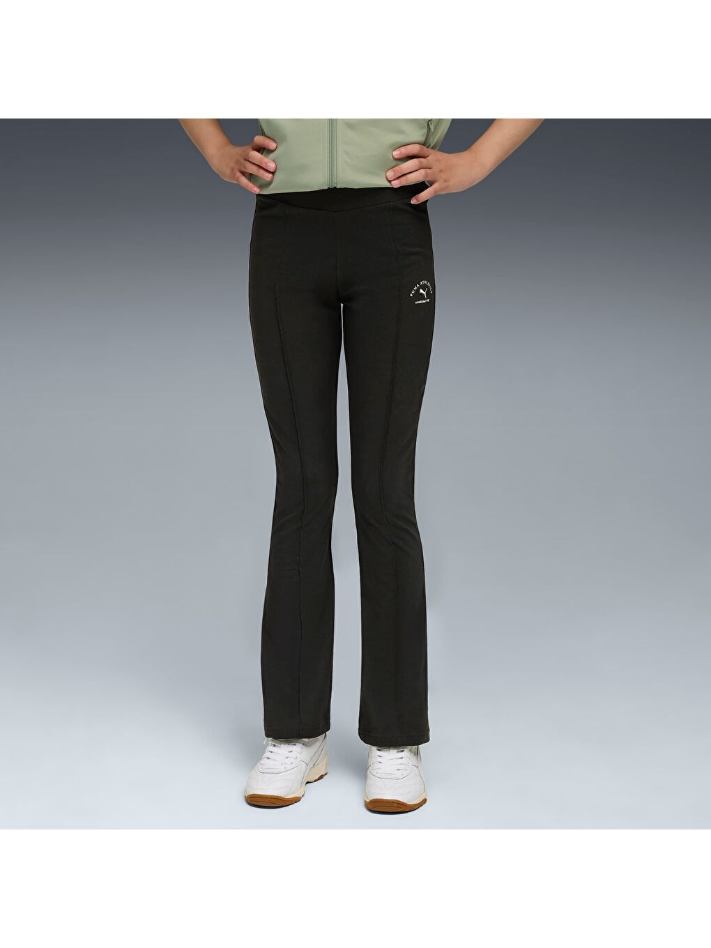 Siyah Class Genç Flare Tayt-4