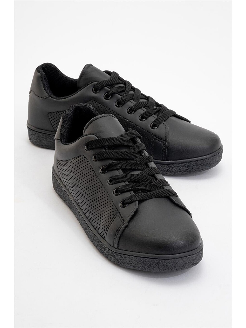Siyah Kadın Spor Sneaker Ayakkabı Sİyah-1