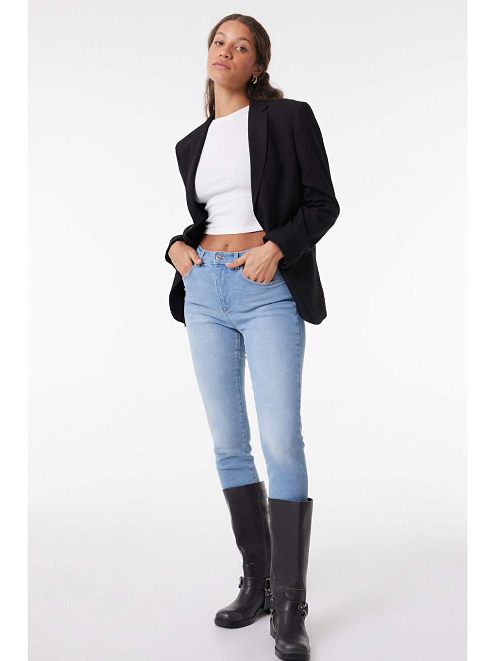 Mavi High Rise Skinny Fit Denim Esnek Yüksek Bel Jean Jean Pantolon-1