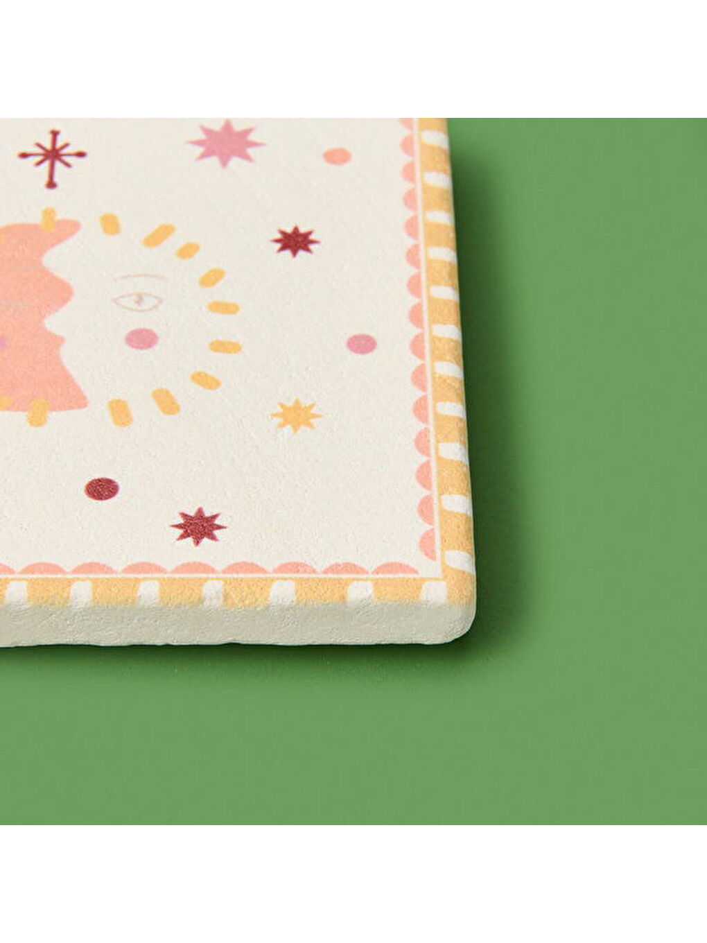 Karışık Kitchen Moon Sun Bardak Altlığı - Renkli - 10 cm-1