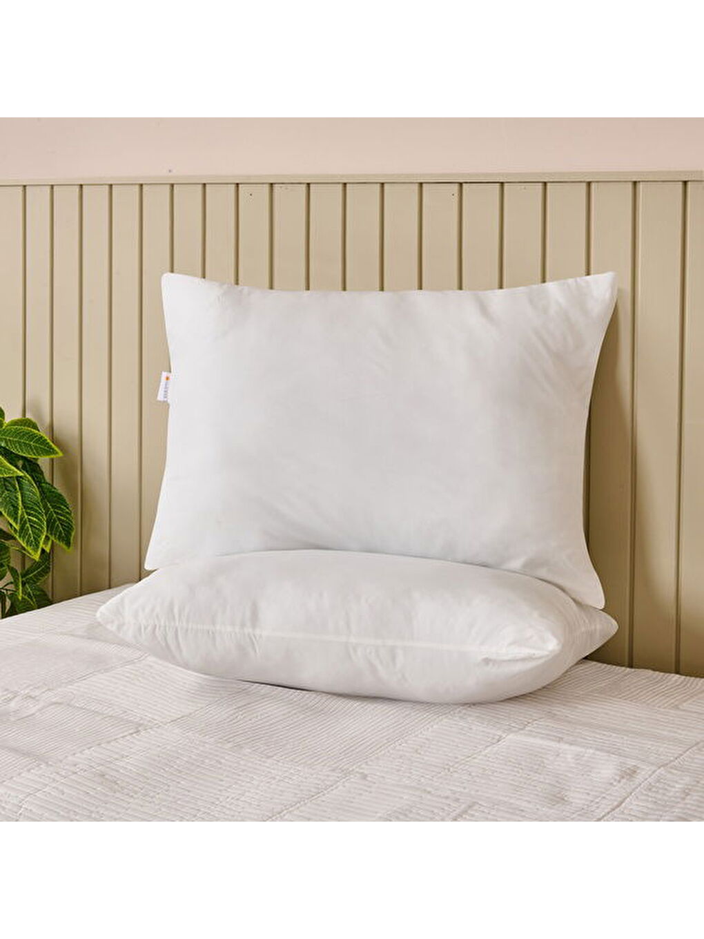 Soft 2'li Microfiber Yastık - Beyaz - 50x70 cm