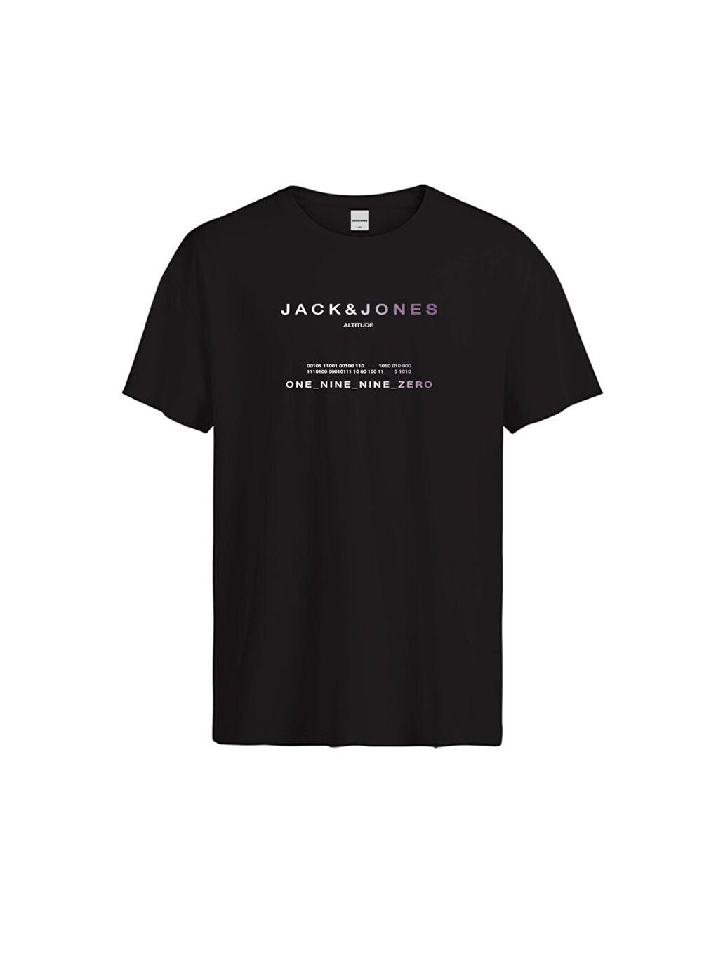 Riot Erkek Siyah Bisiklet Yaka Tişört