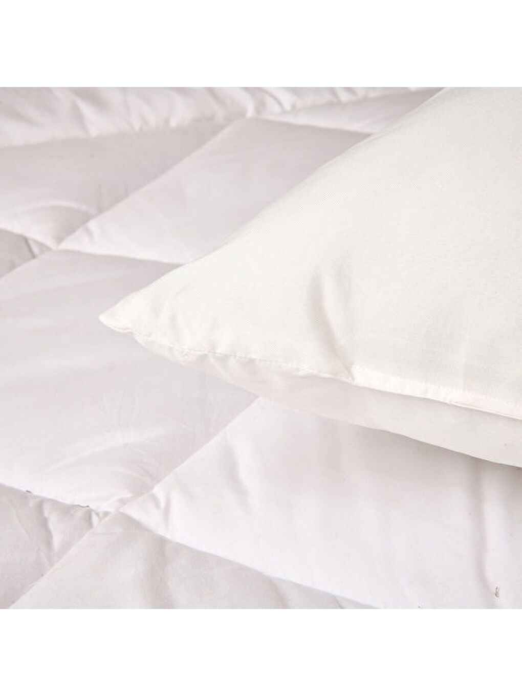 Soft 2'li Microfiber Yastık - Beyaz - 50x70 cm-4