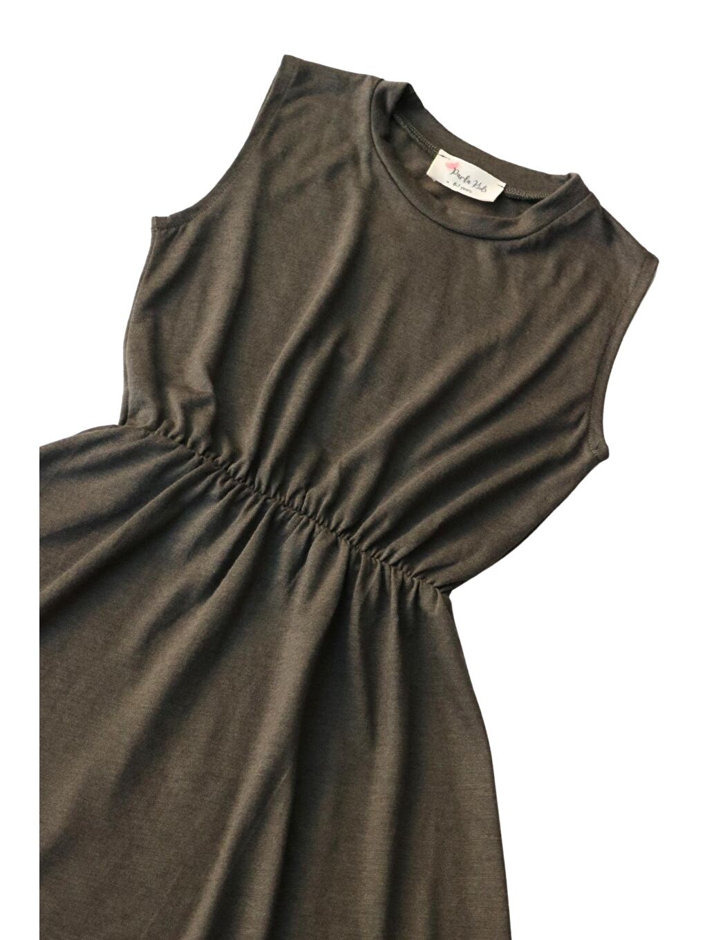 Haki Yeşil Elbise Sarı Bandana Takım-2