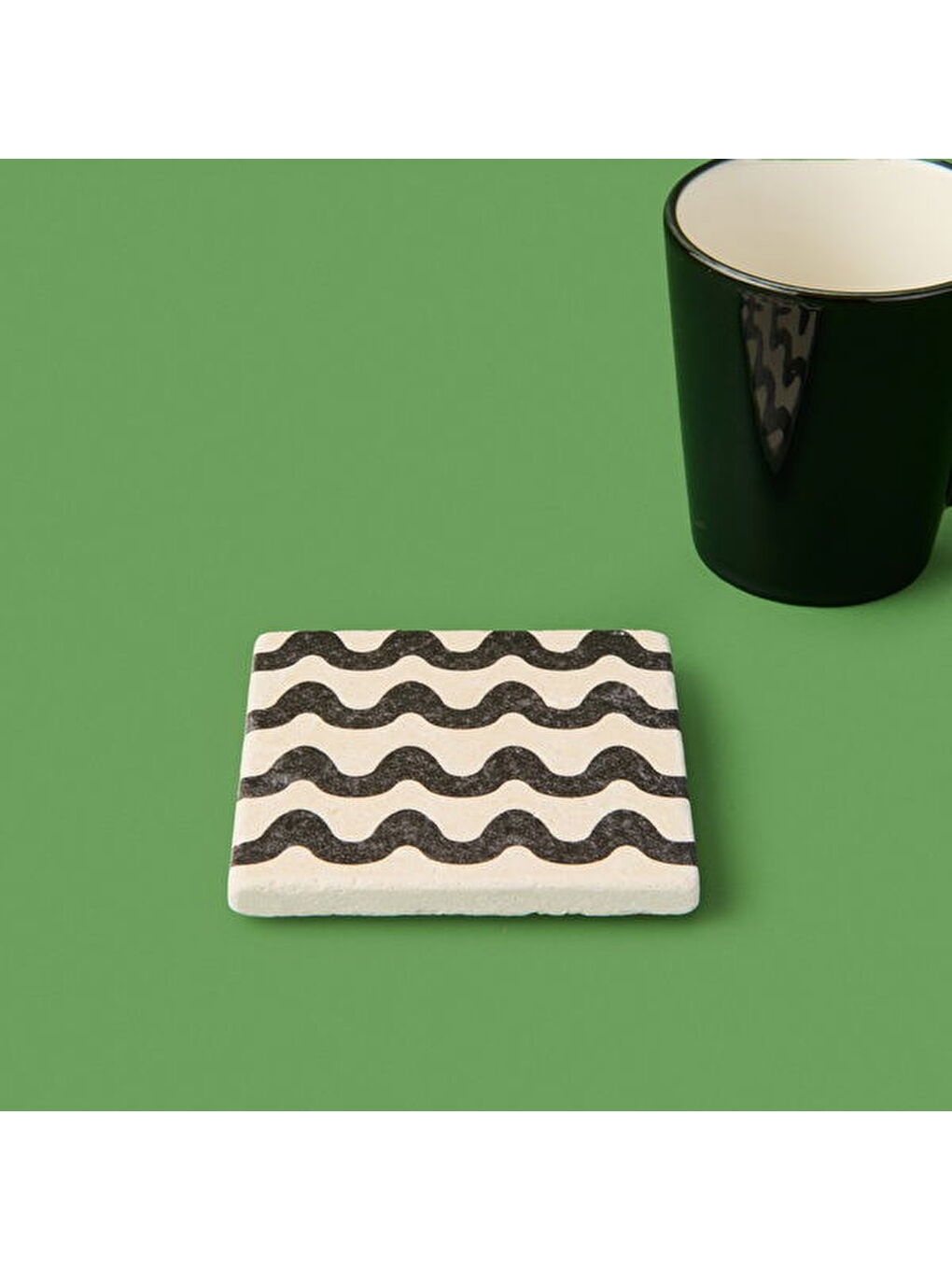 Karışık Kitchen Curves Bardak Altlığı - Renkli - 10 cm-1