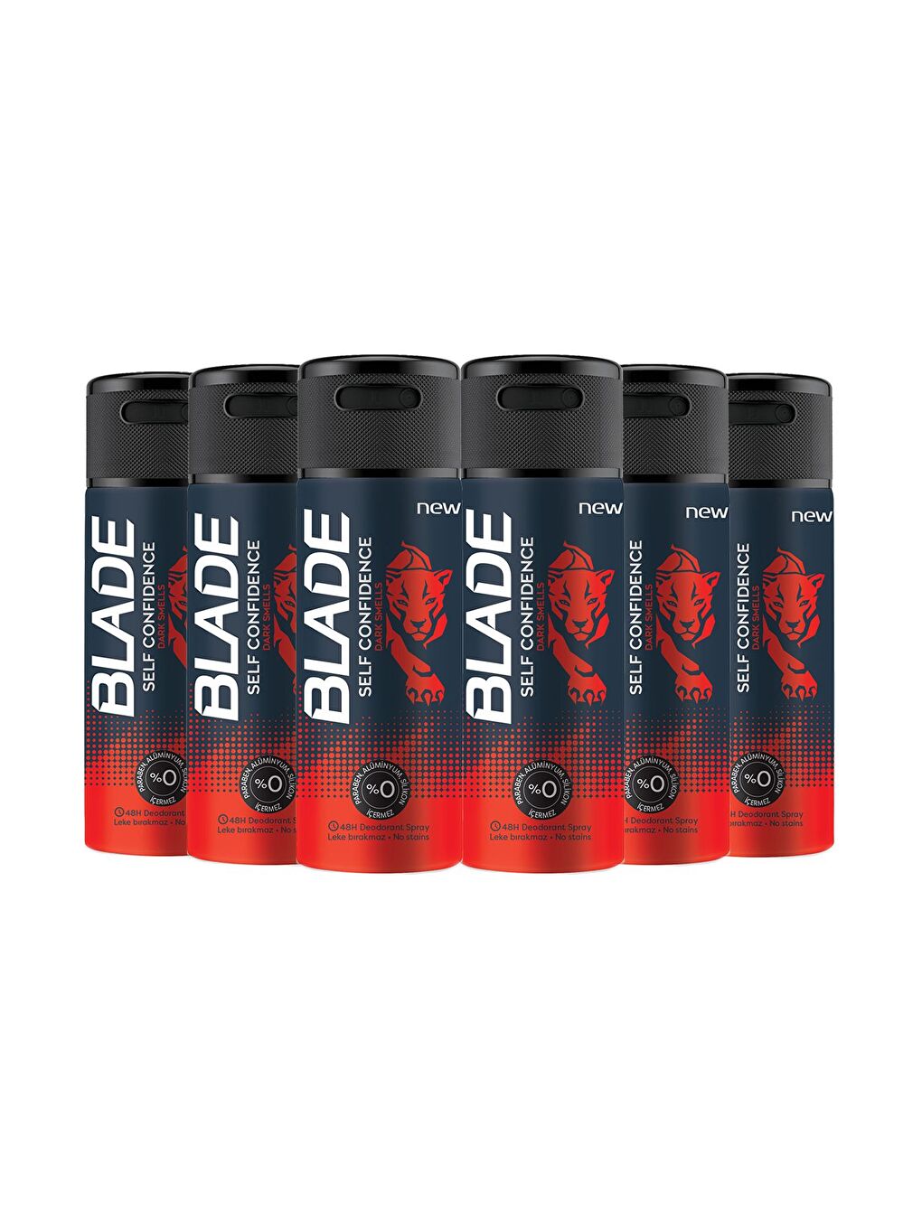 Blade Self Confidence Deodorant 6x150ml