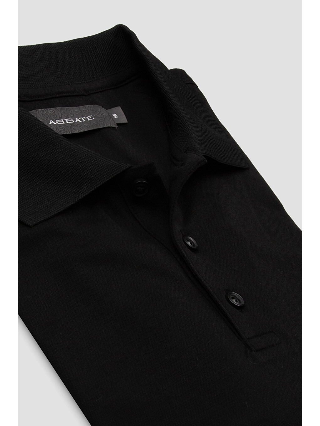 Bivo Merserize Pamuklu Modern Fit Siyah Polo Yaka Erkek Düz Polo Shirt-1