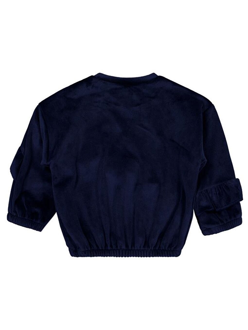 Lacivert Baby Fırfırlı 6-18 Ay Sweatshirt-1