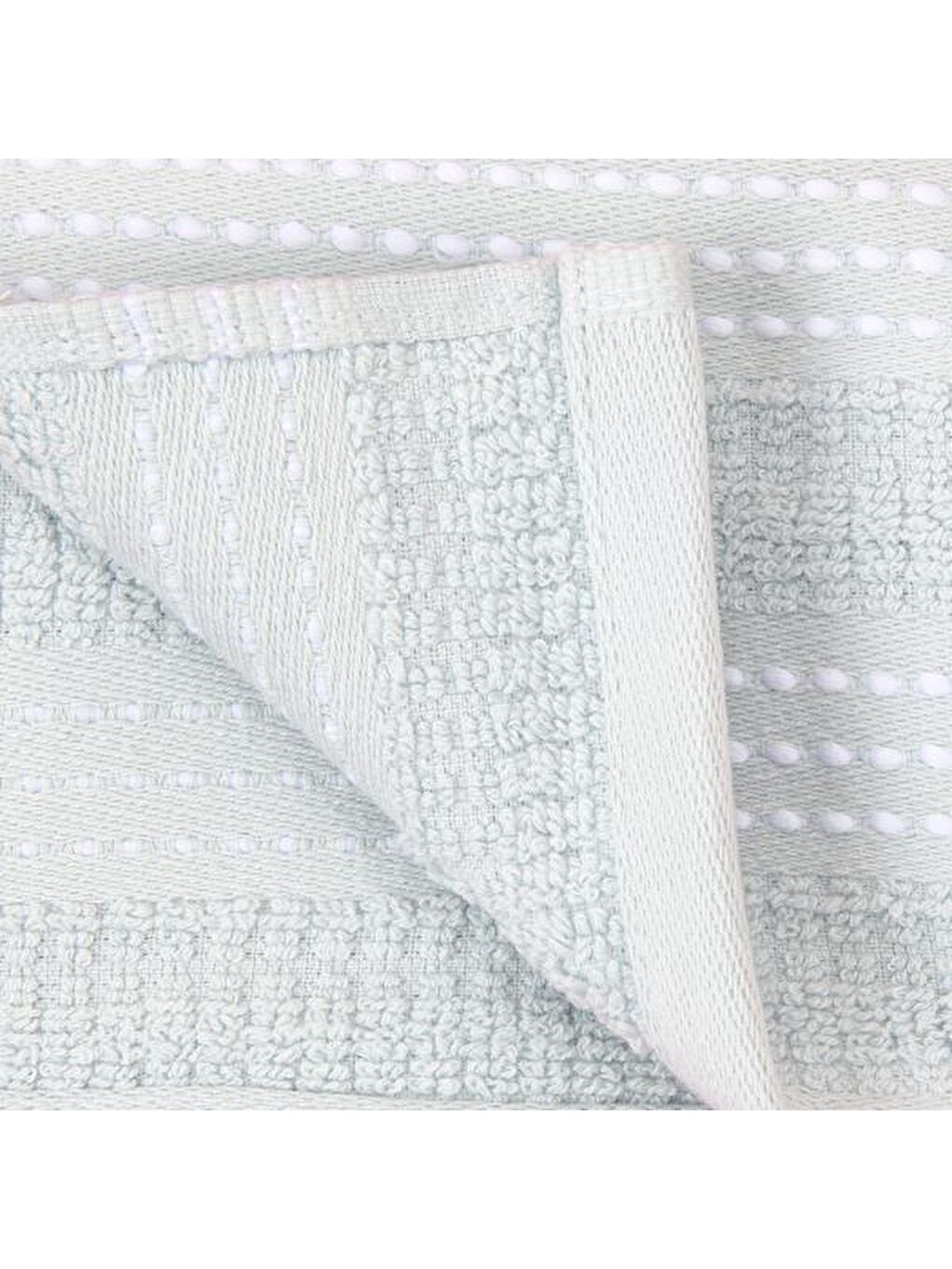 Soft Stripe El Havlusu - Mavi - 30x50 cm-3