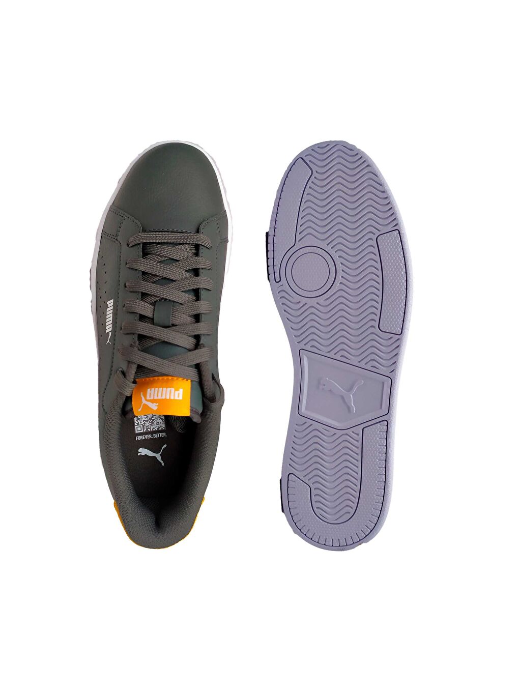 Gri Grounded Perf Ayakkabı-3