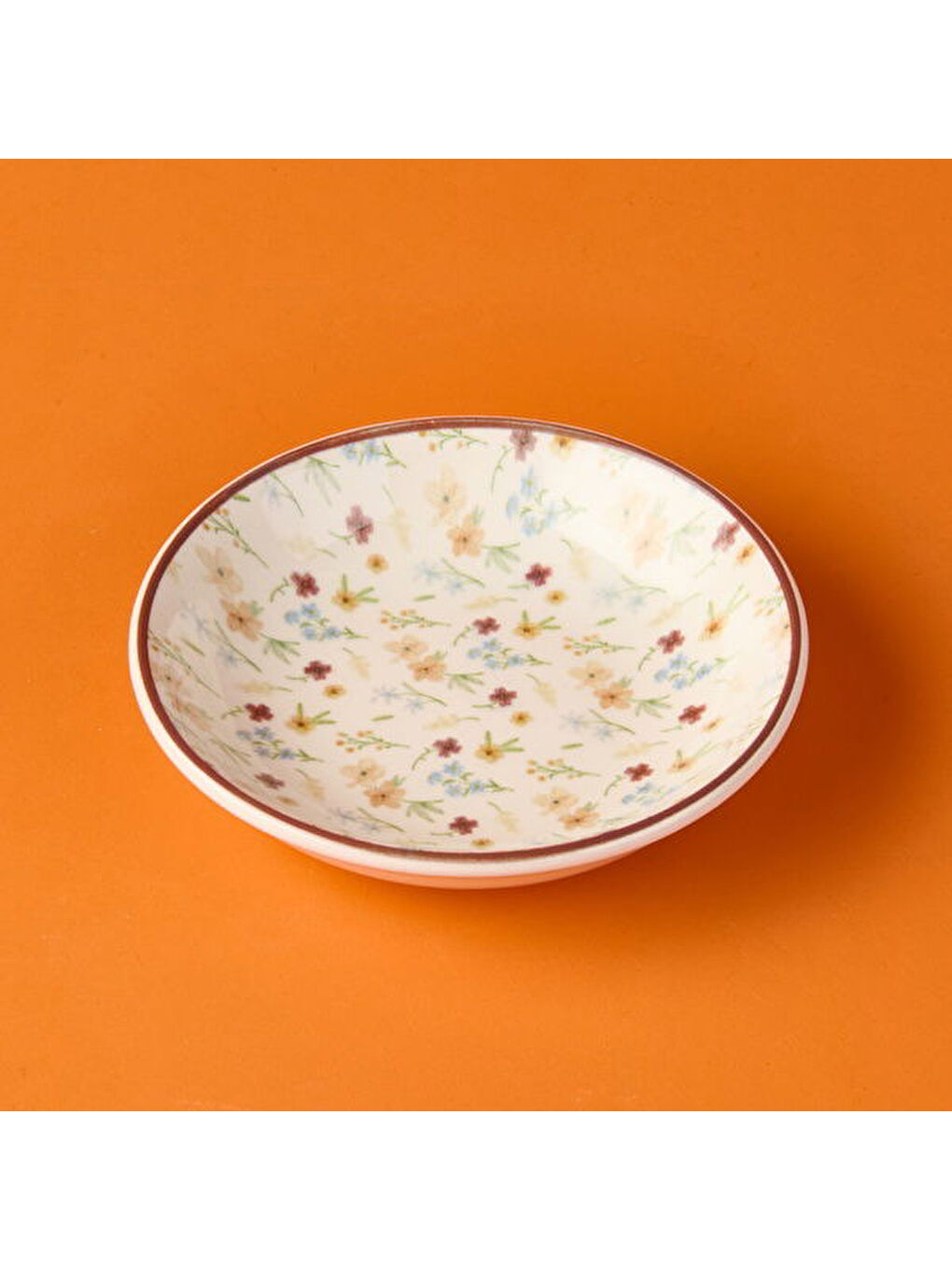 Karışık Kitchen Seramik 12 Parça Çiçekli Kahvaltı Takımı - Renkli-5