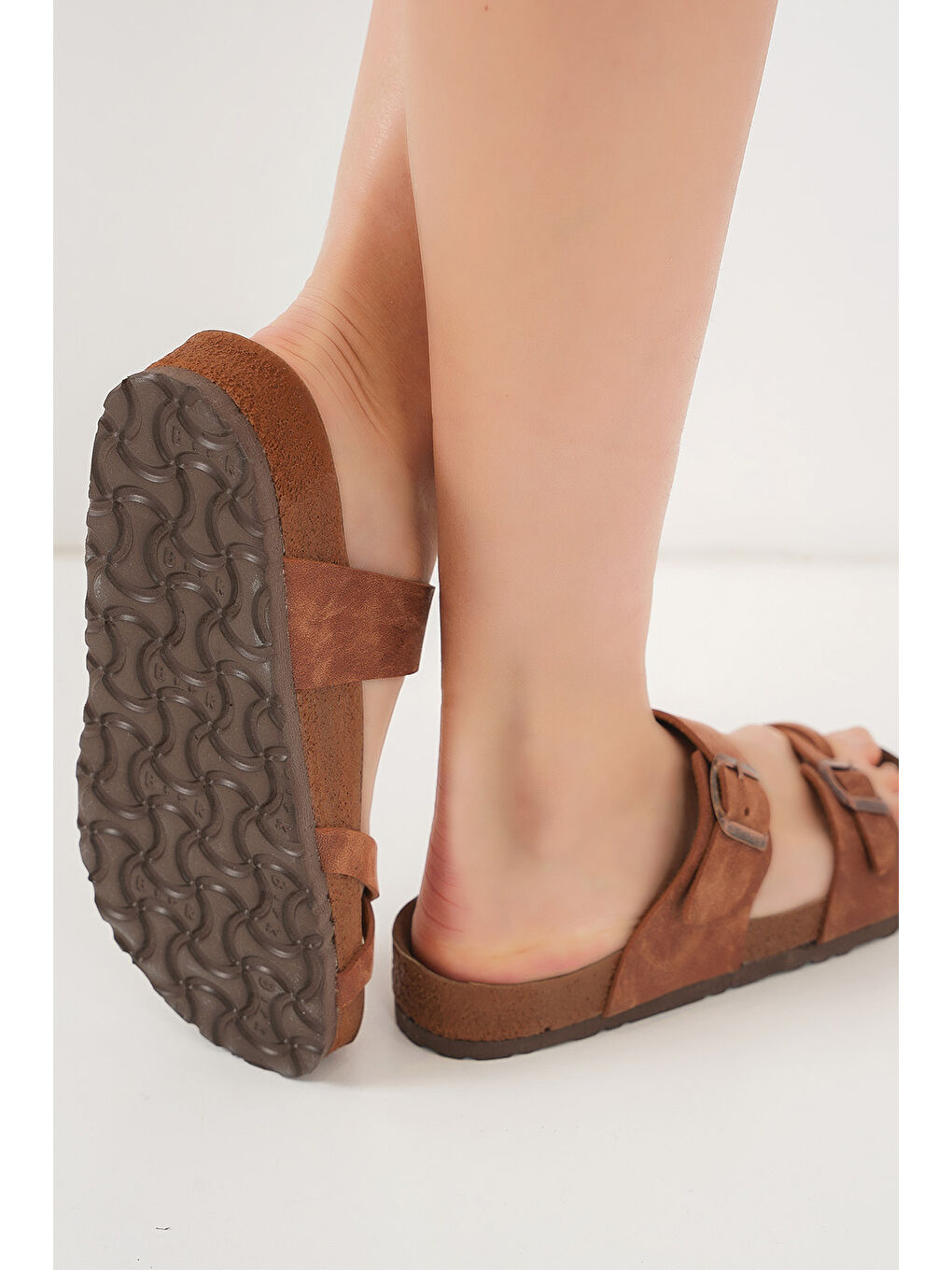 Kahverengi Unisex Ortopedik Terlik 010181 - Taba-1