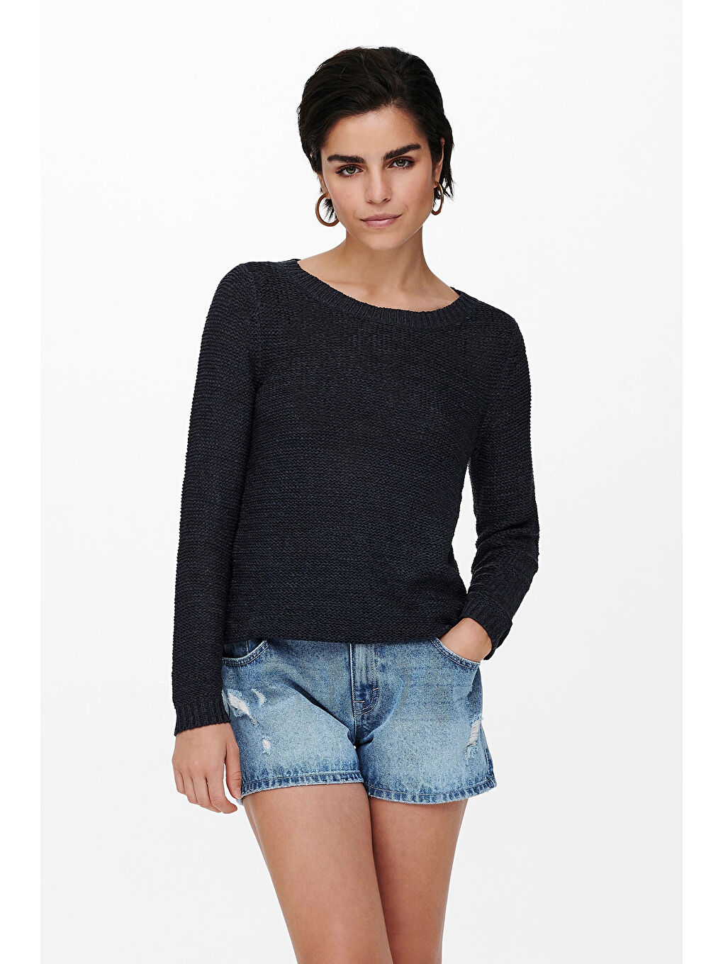 Lacivert Bisiklet Yaka Onlgeena Kadın Kazak 15113356