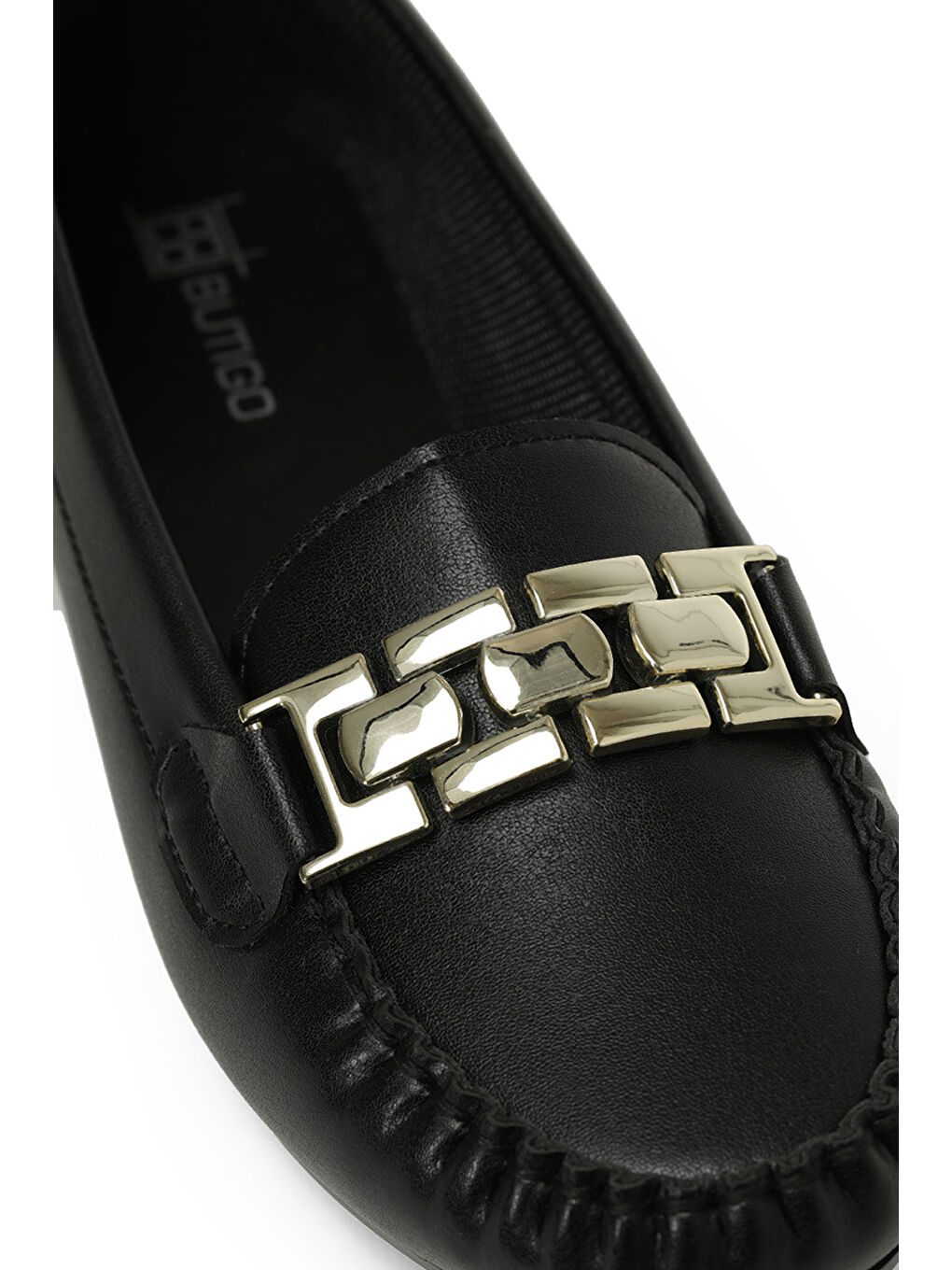 24K-512 5PR Siyah Kadın Loafer-6