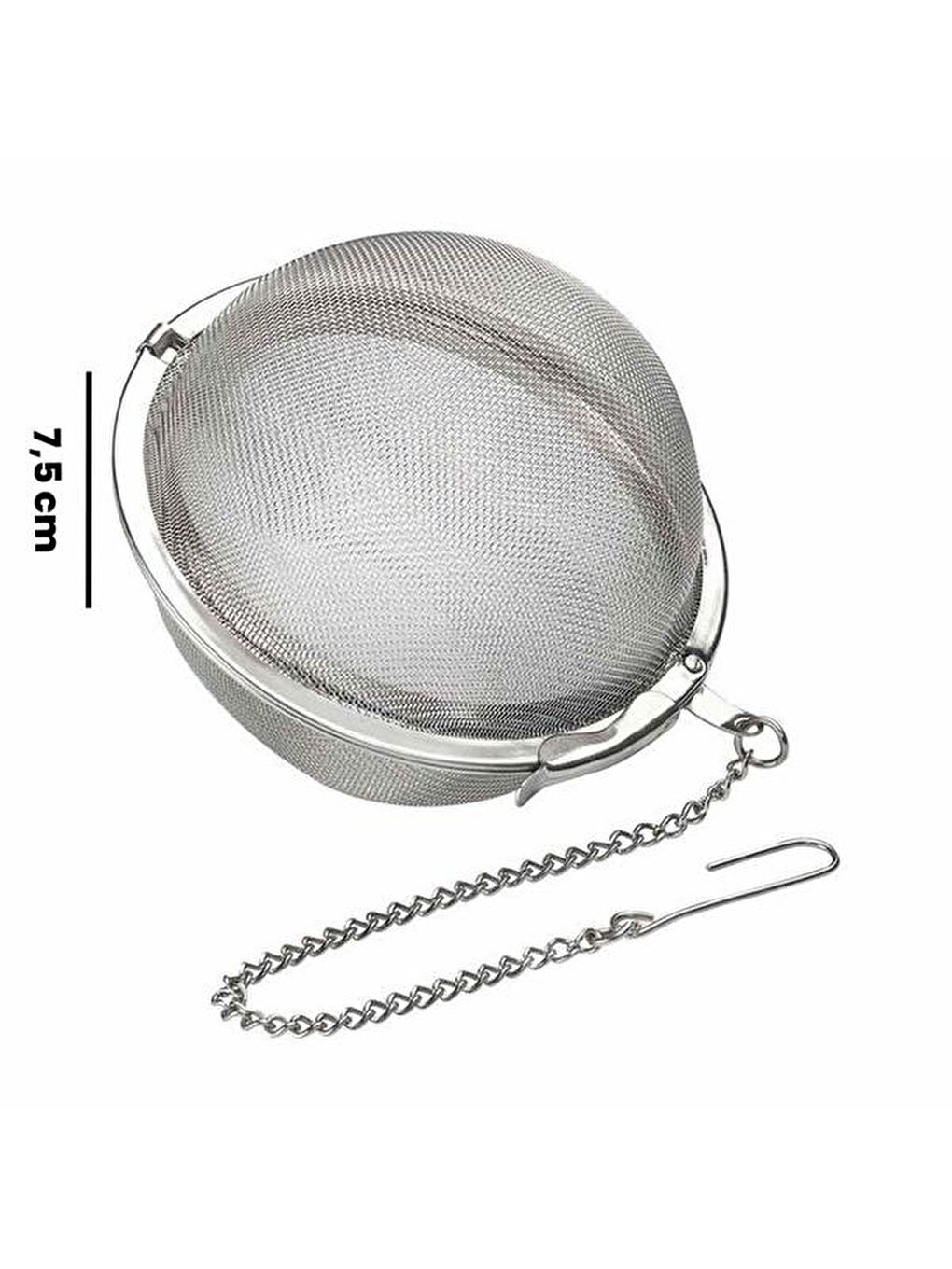 Gri Inox Çay Topu-2