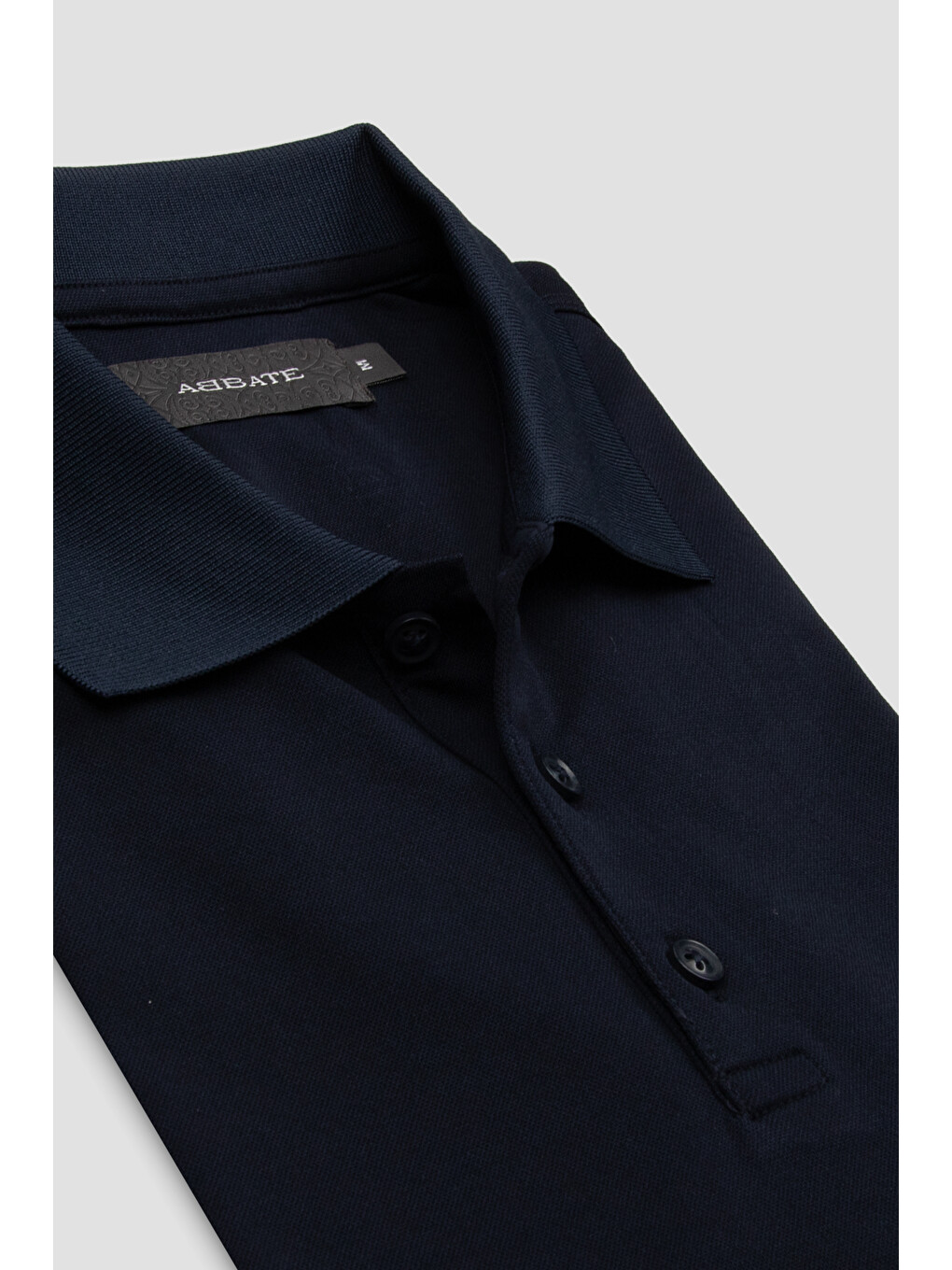 Bivo Merserize Pamuklu Modern Fit Lacivert Polo Yaka Erkek Düz Polo Shirt-1