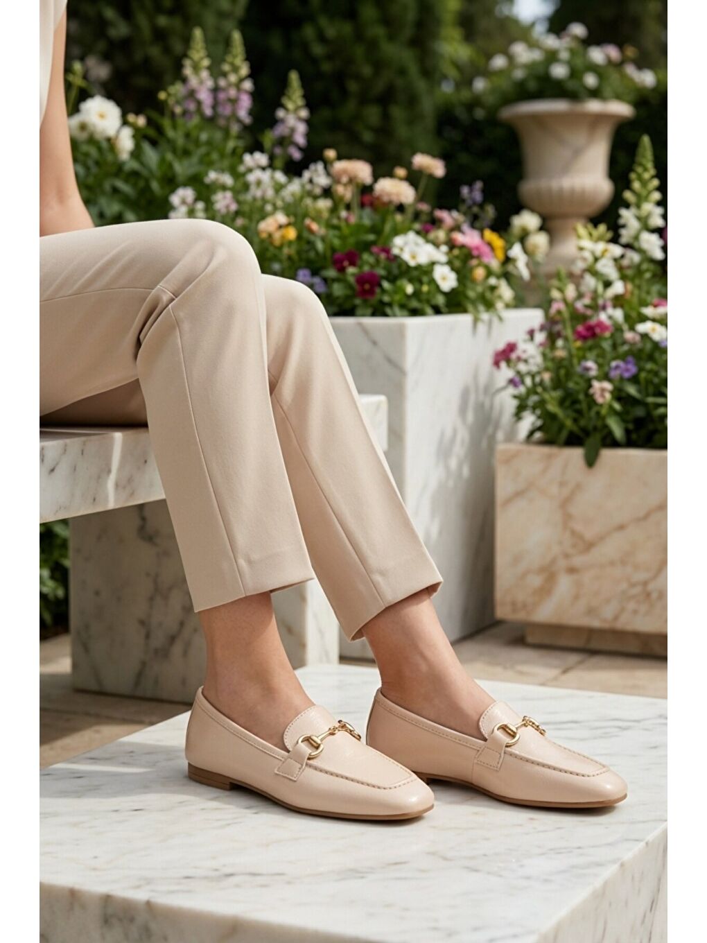 Bej Rugan Kadın Hafif Casual Ayakkabı K-311 Z-2