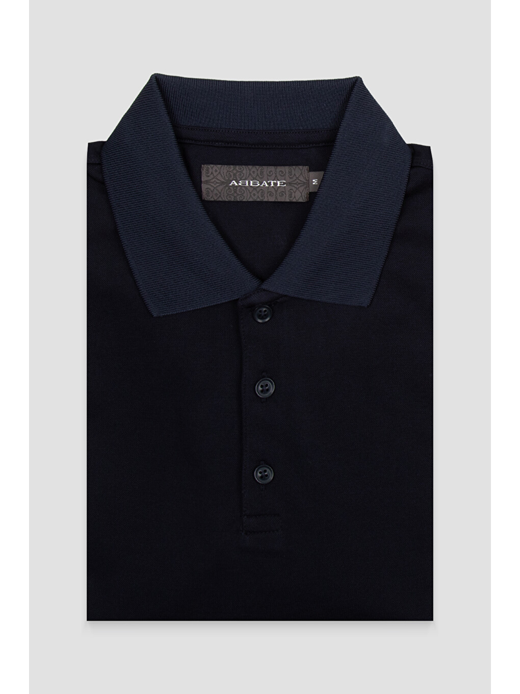 Bivo Merserize Pamuklu Modern Fit Lacivert Polo Yaka Erkek Düz Polo Shirt-3