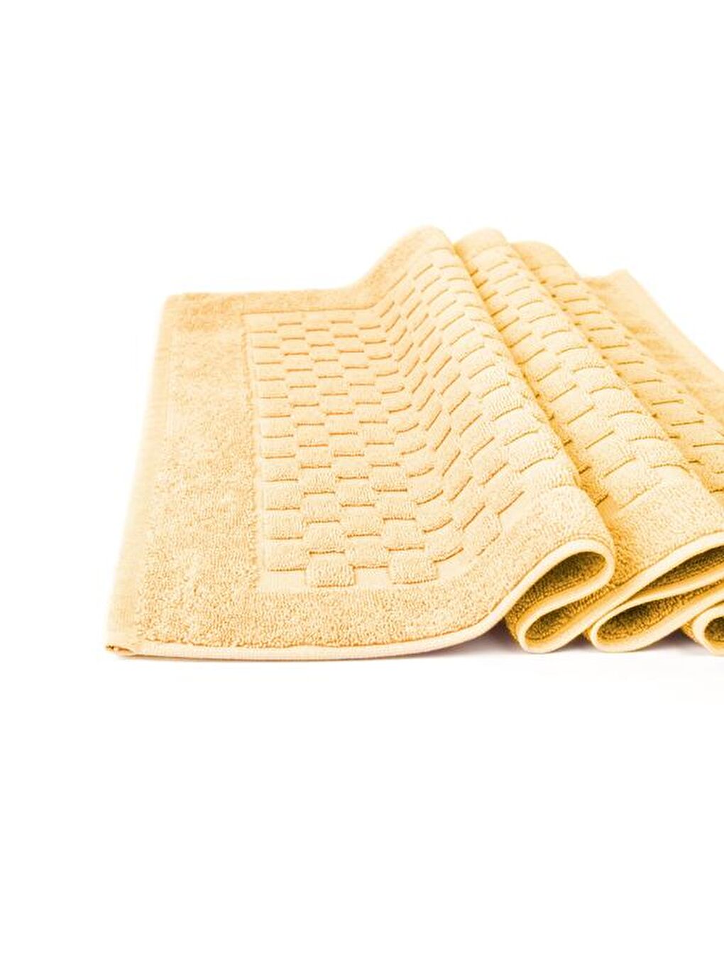 Vionel Ayak Havlusu - Sarı - 40x70 cm-4