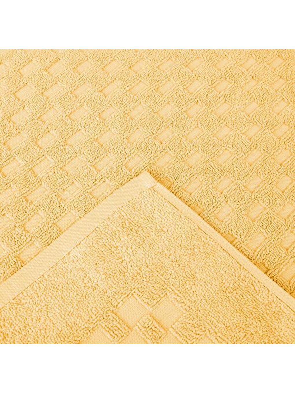 Vionel Ayak Havlusu - Sarı - 40x70 cm-5