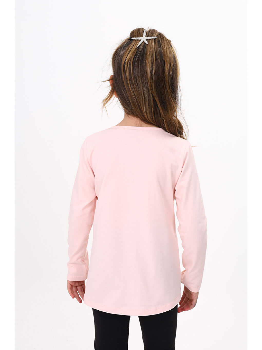 Pembe Kız Çocuk Nutella Baskılı T-Shirt-3