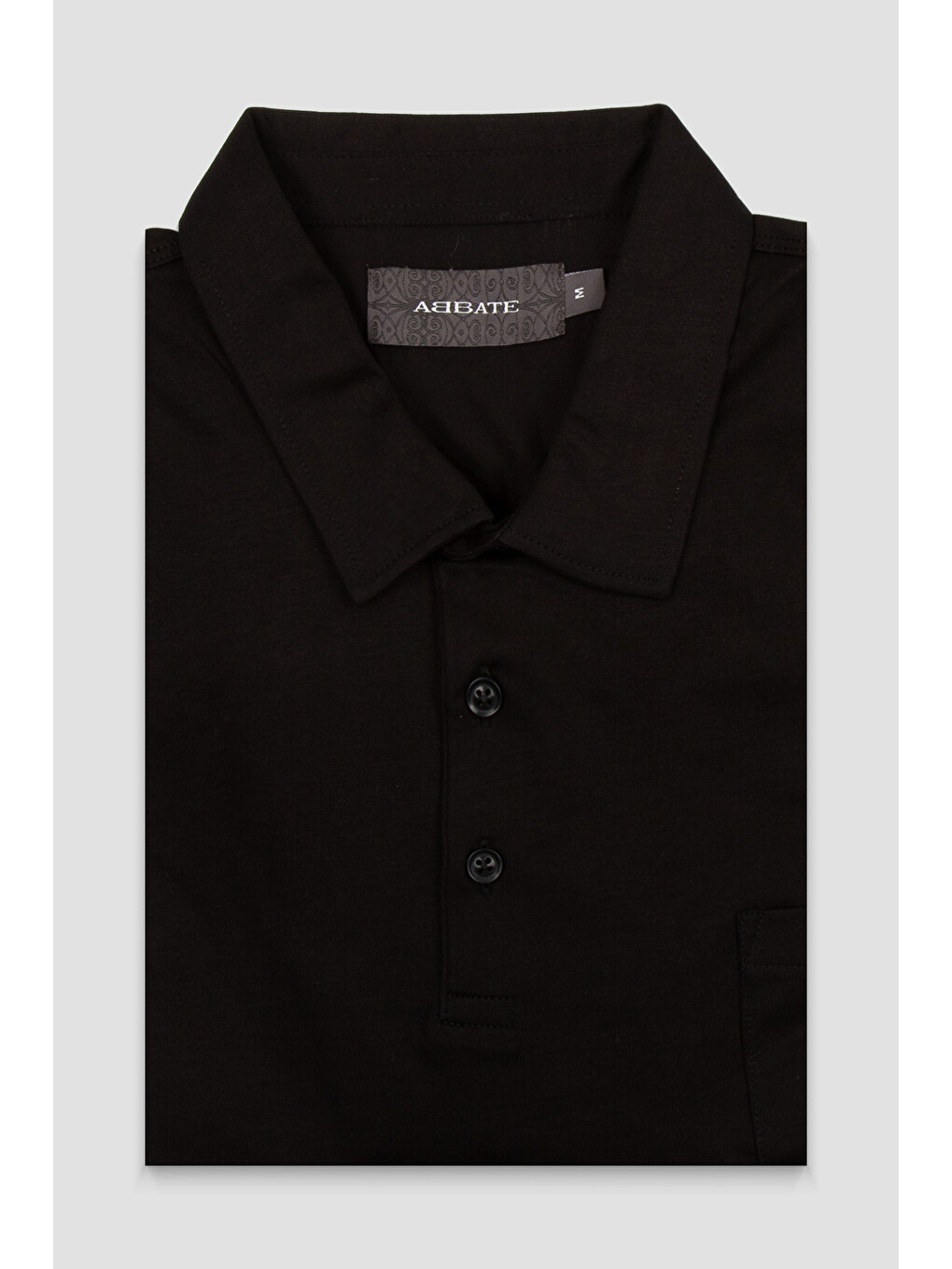 Bivo Merserize Pamuklu Modern Fit Siyah Polo Yaka Erkek Düz Polo Shirt-3