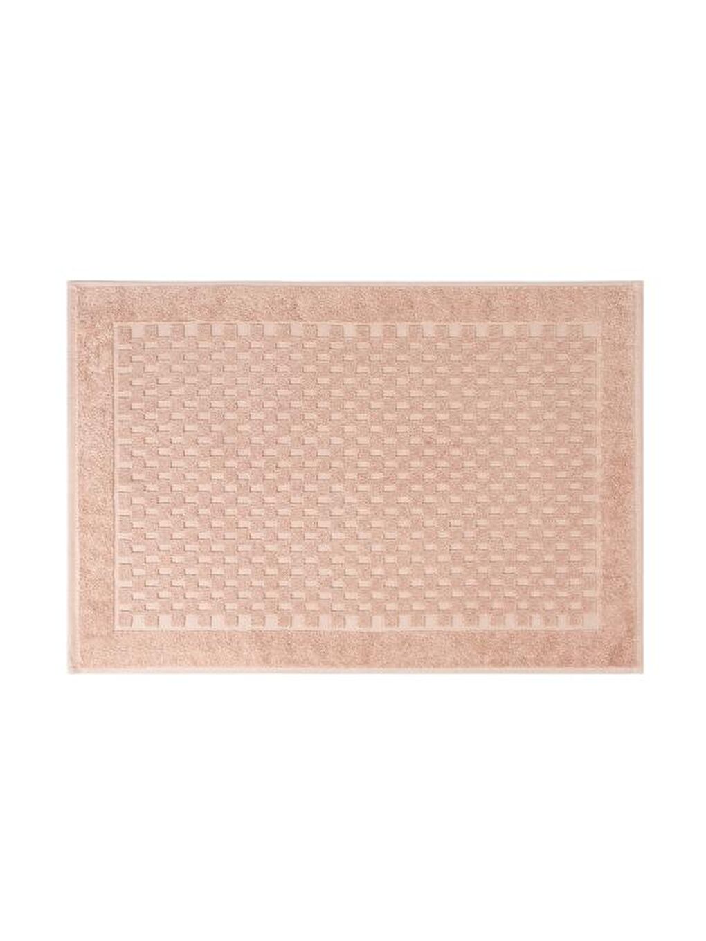 Vionel Ayak Havlusu - Pembe - 50x70 cm-1