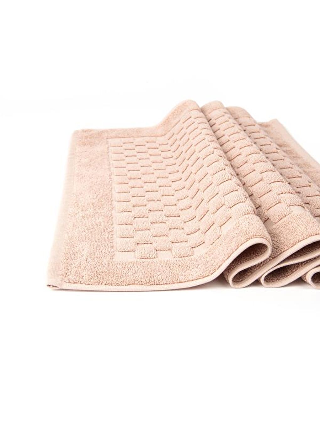 Vionel Ayak Havlusu - Pembe - 50x70 cm-3