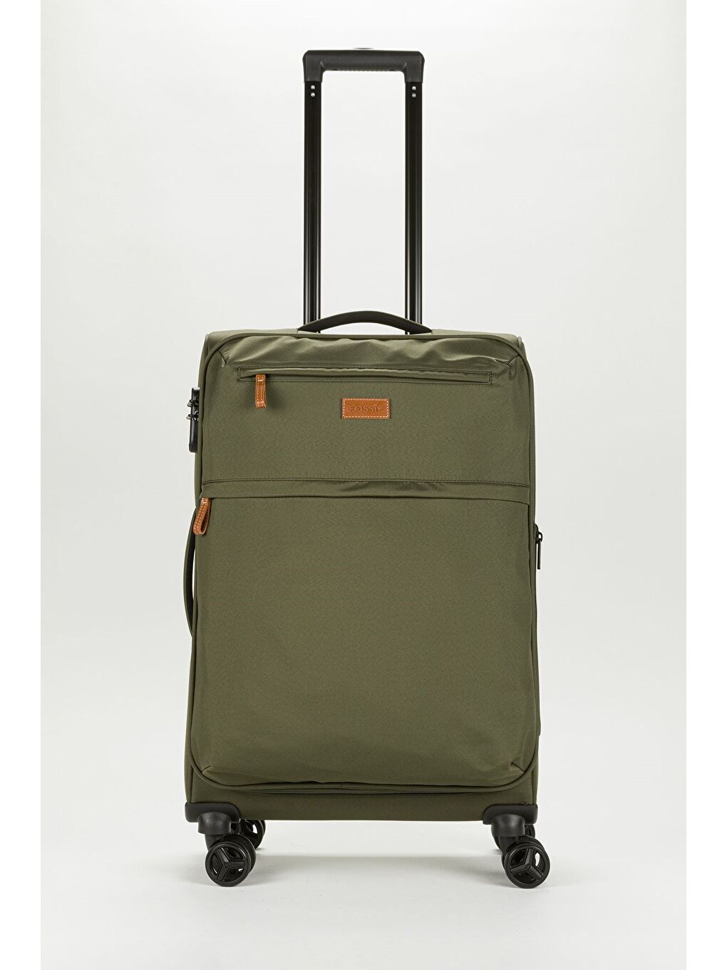 Unisex  Ekstra Hafif Haki Kumaş Orta Boy Valiz