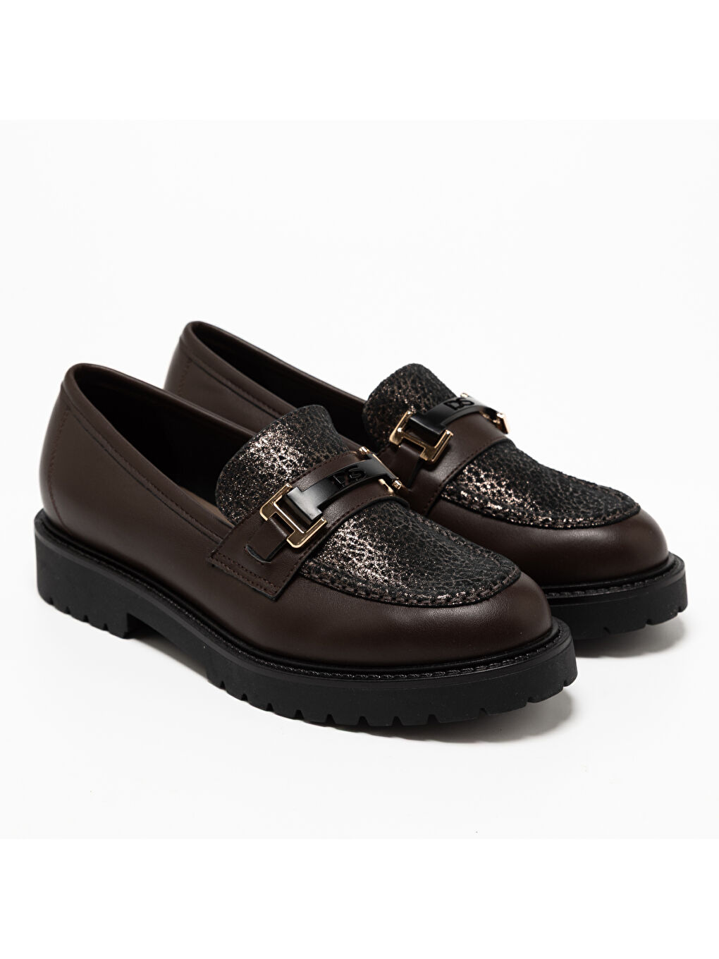 Kahverengi Kadın Klasik Ayakkabı 745782DM 5782DM NAPPA STRECH TNT TDM-2