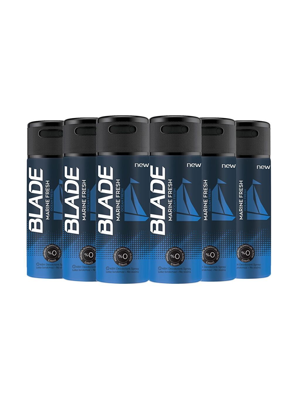 Blade Marine Fresh Deodorant 6x150ml