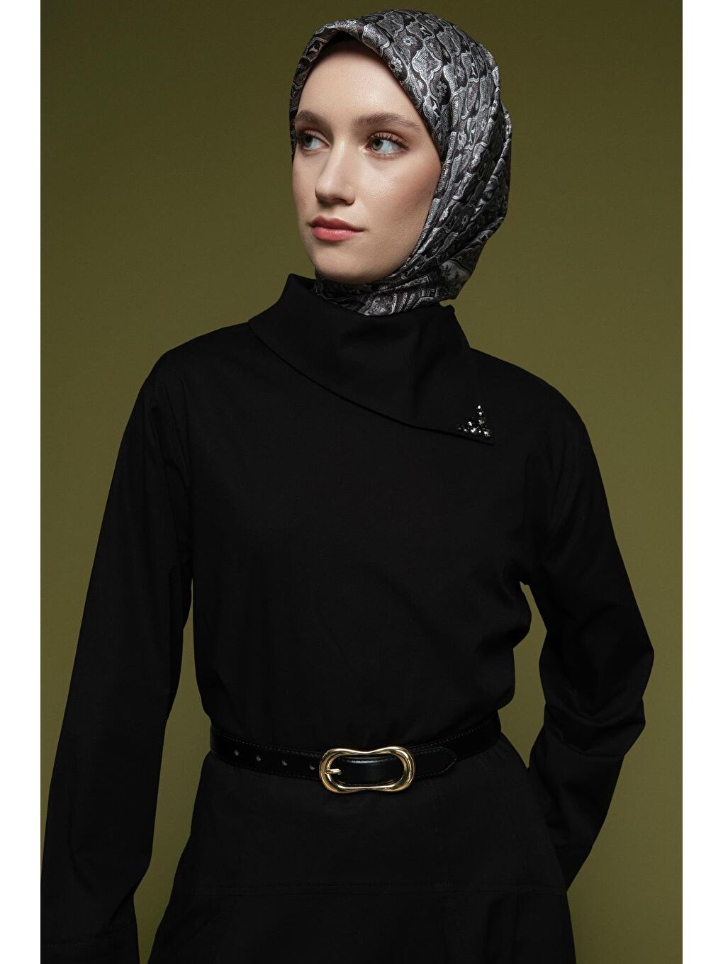 Poplin Tunik Siyah-2